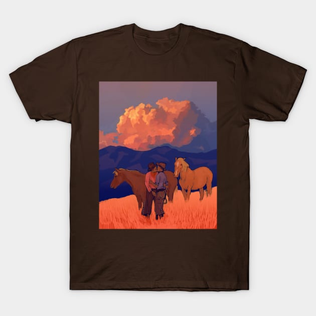 butch cowboys T-Shirt by bhramarii